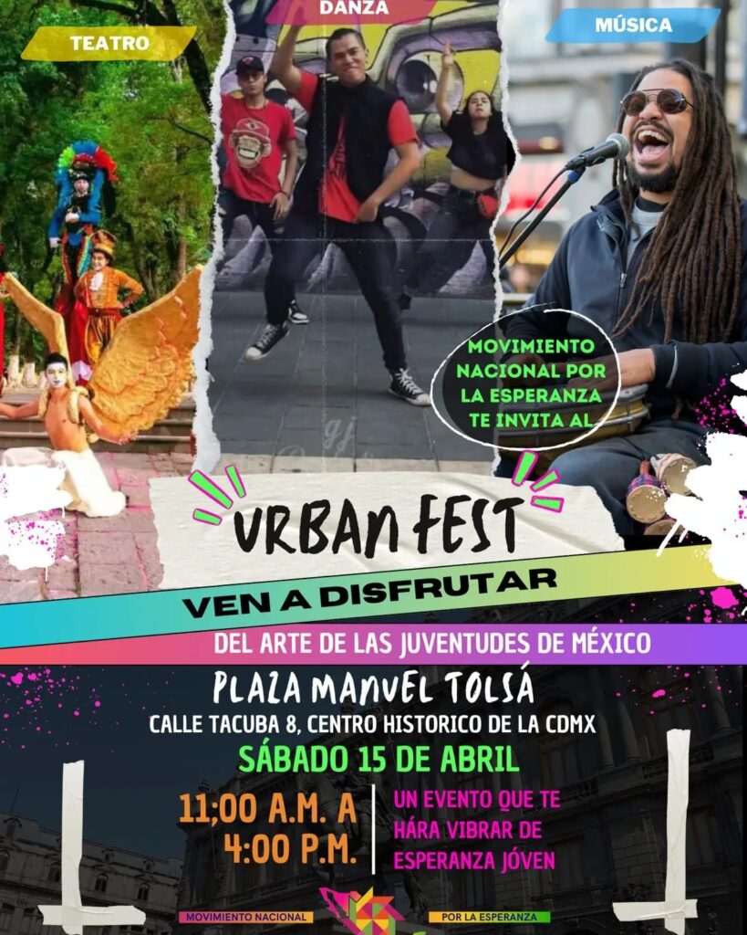Festival cultural juvenil en Paza Tolsá 1